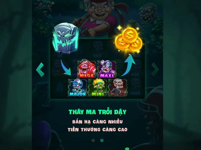 Gameplay cực lôi cuốn của nổ hũ slot Bà Già Vs Zombie EE88