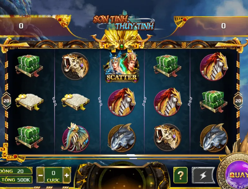 Gameplay đầy thú vị của slot Sơn Tinh Thủy Tinh EE88